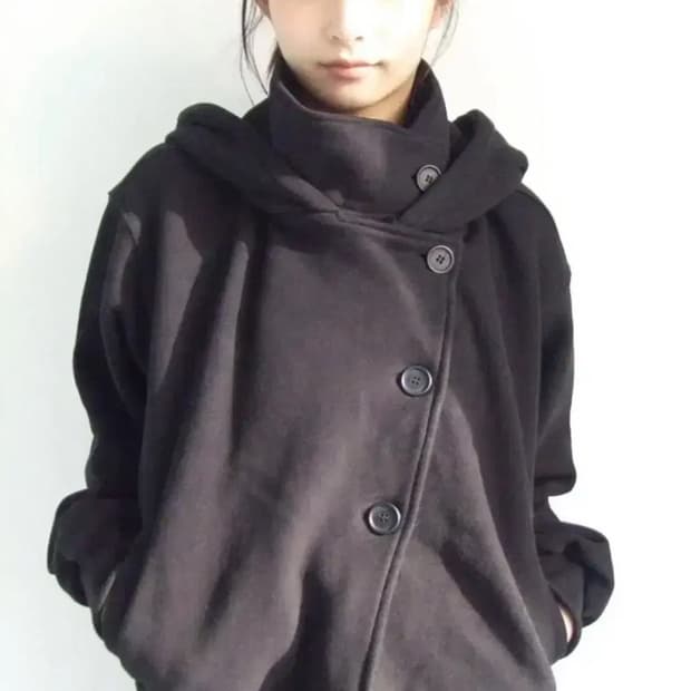 오스하이 하이넥 후드집업