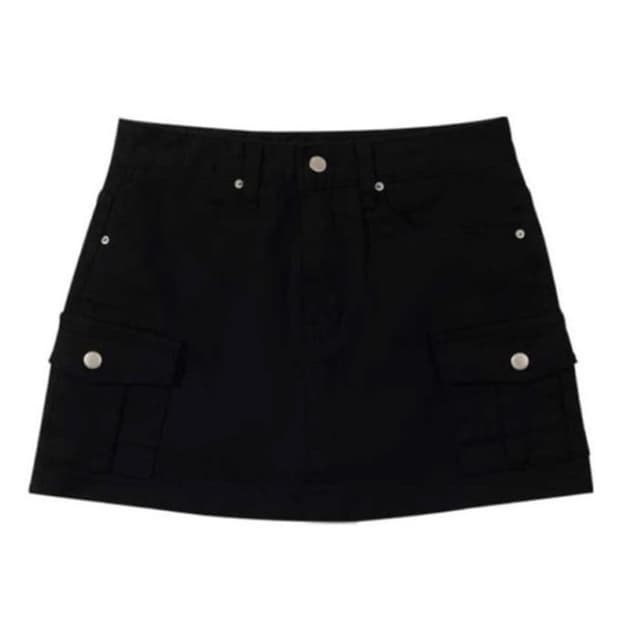 애즈온 카고 스커트 치마