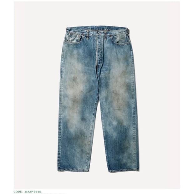 [34/30] 25aw a.presse 아프레쎄 no.37 인디고 데님