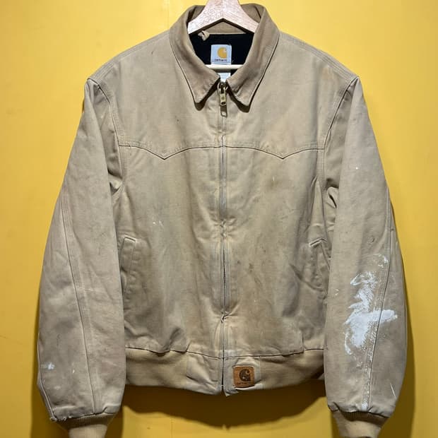 90s [L] 칼하트 산타페 워크 자켓 J14 WET