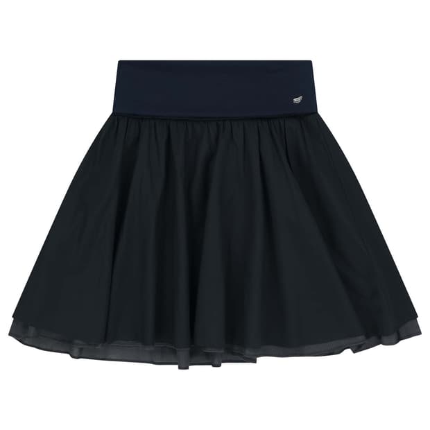코이세이오 더블 셔링 스커트 네이비
