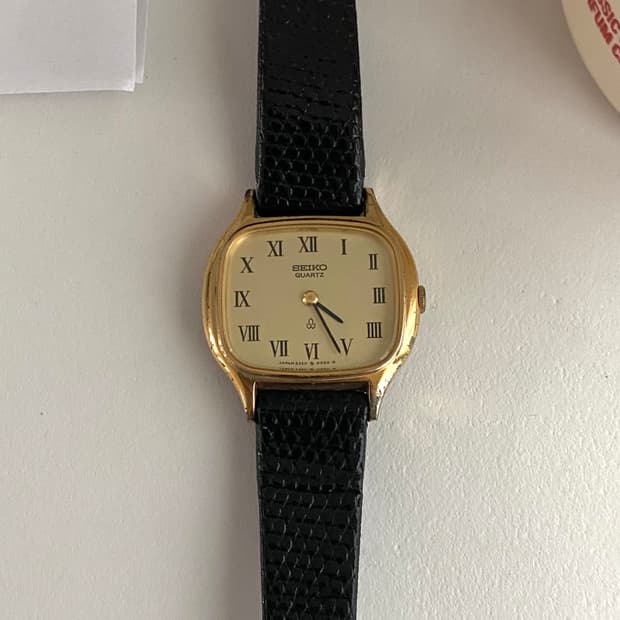 Seiko 세이코 로만 골드 쿼츠