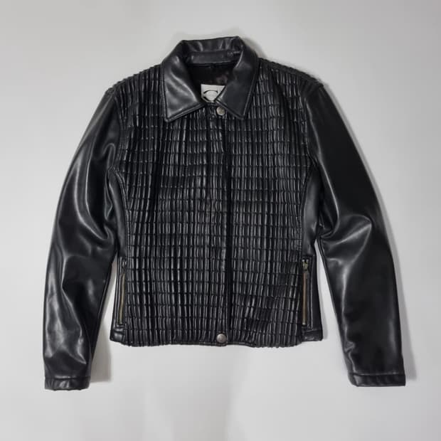 Cavalli jeans 까발리 가죽자켓