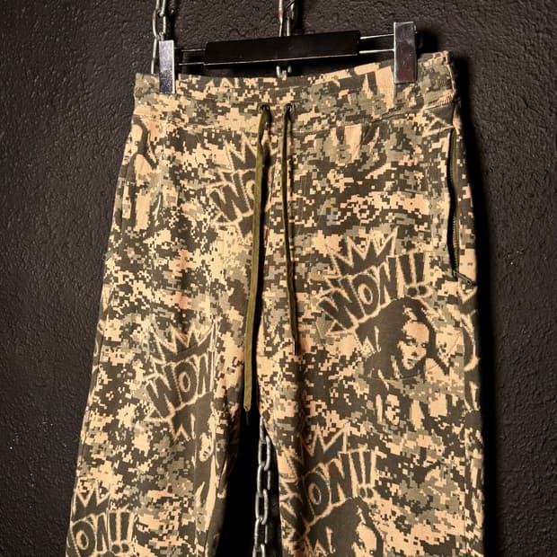 HYSTERIC GLAMOUR 디지털 카모 팬츠