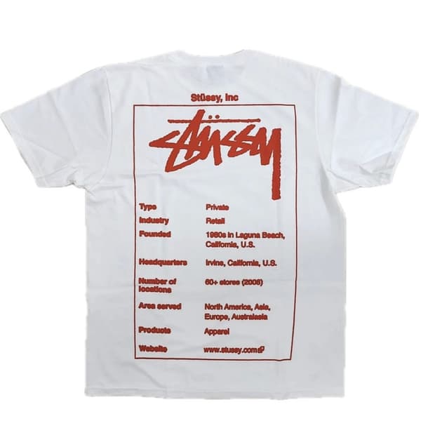 스투시 위키 티셔츠 반팔 L