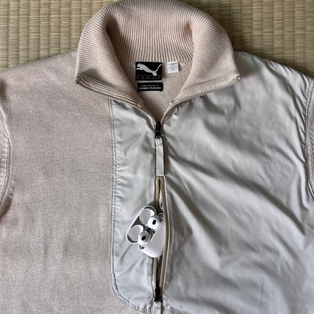 puma by hussein chalayan half zip up