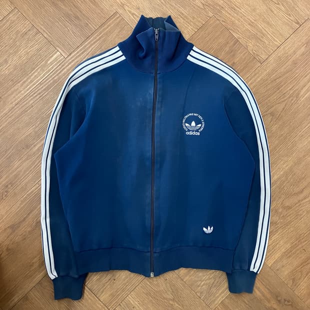 N187 80s 아디다스 져지 빈티지 네이비