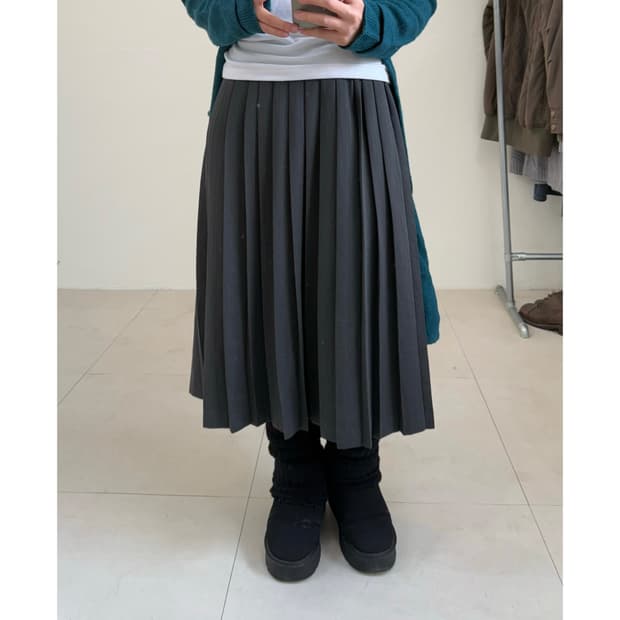 빈티지 플리츠 스커트