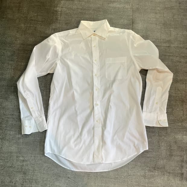 Uniqlo 유니클로 올드스쿨아메카지 셔츠 화이트