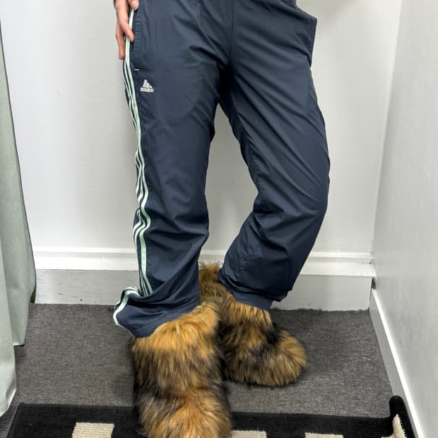 아디다스 네이비민트 삼선 트랙팬츠