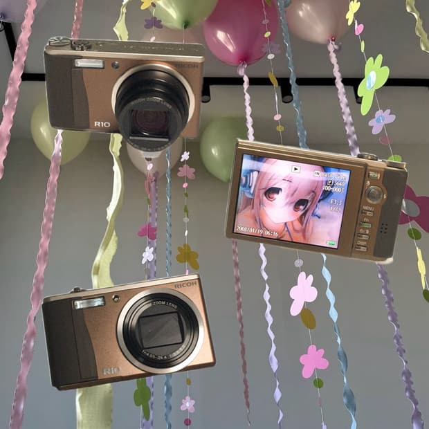 [S급상태]리코 RICOH R10 브라운 장원영 빈티지디카 