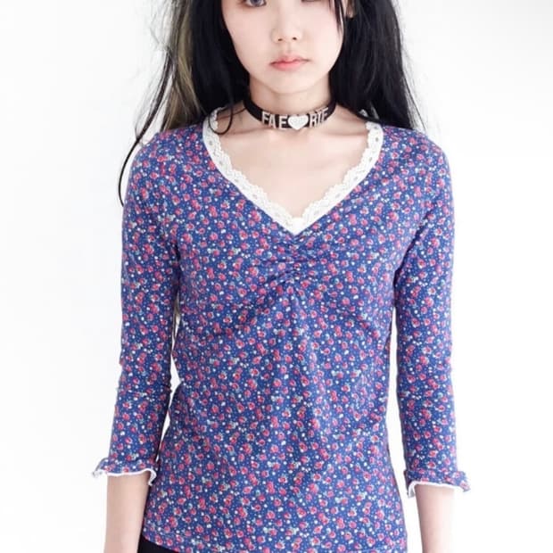 faerie Strawberry Lace Top