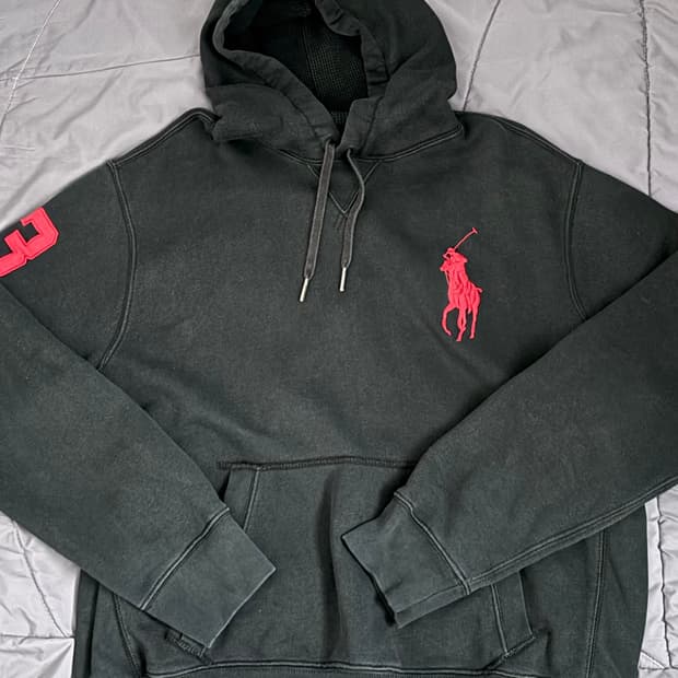 폴로 랄프로렌 빅포니 넘버3 후드티
