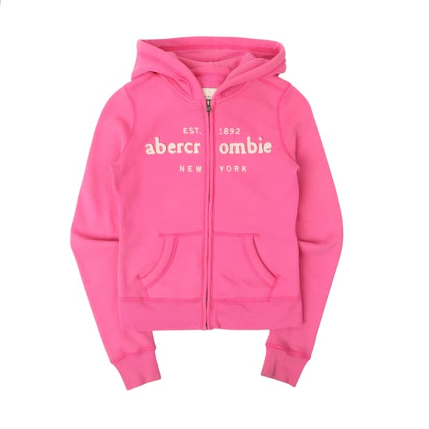 아베크롬비 핑크 후드집업