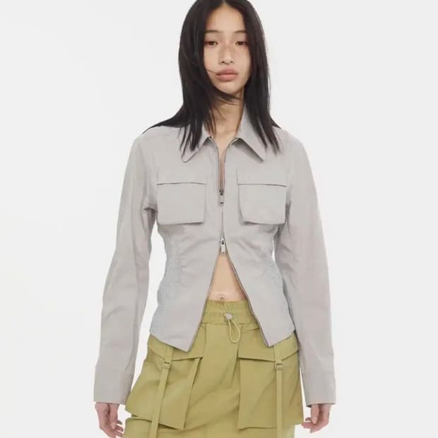 택O 새상품) Kyo 쿄 집업셔츠