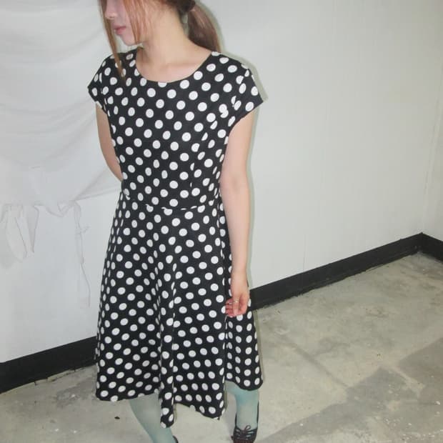 Dot Flare Dress
