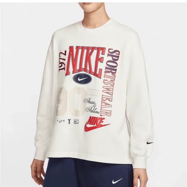 나이키 우먼스 스포츠웨어 테리 스웻셔츠 xs