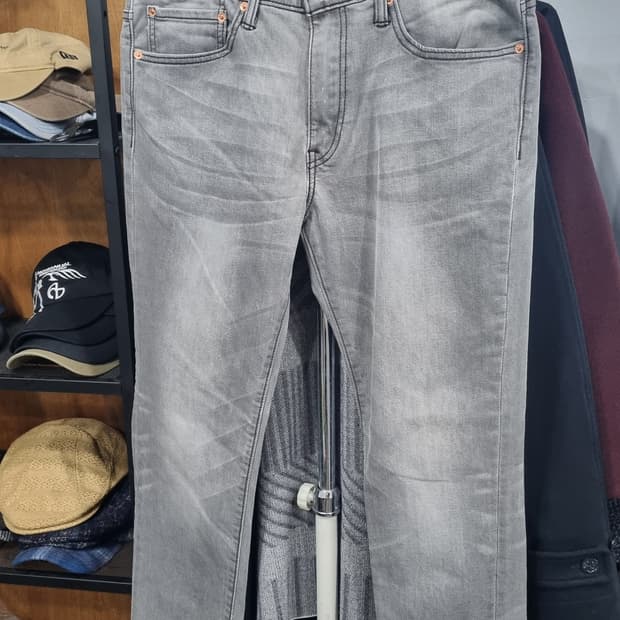 levis 511 슬림 스판 연그레이 데님팬츠 34size 상태좋아요~