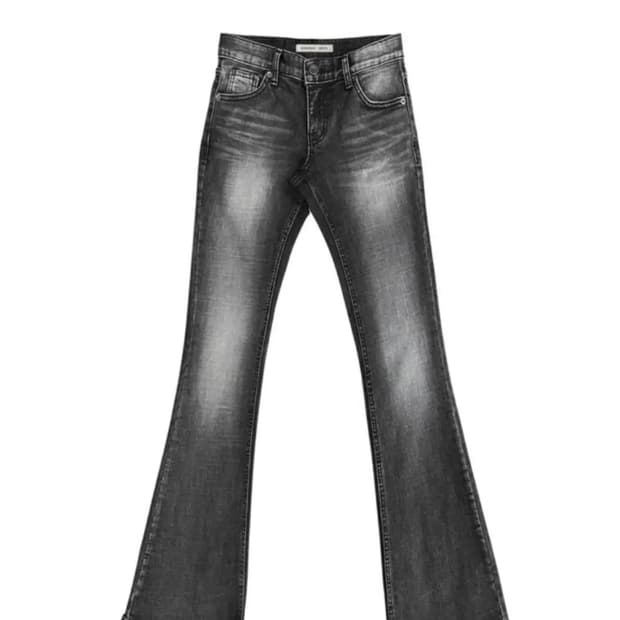 보헴서 부츠컷 그레이 s