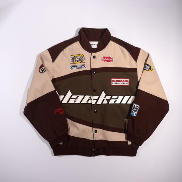 레이싱 코튼 자수 자켓 B328