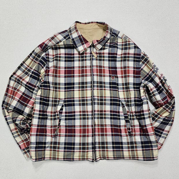 [100] 헤지스 리버시블(양면) 헤링턴 자켓