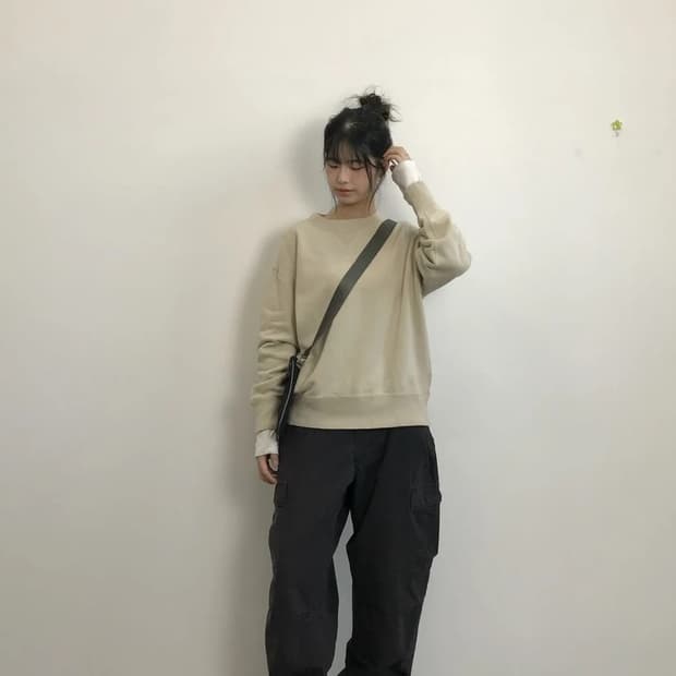 MHL Loopback Beige Sweatshirt