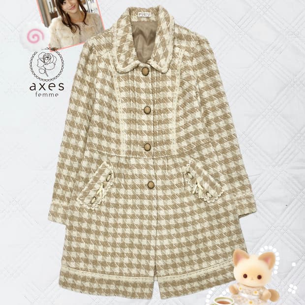 ꒰ঌ 엑시즈팜 사토미 로걀 코트 ໒꒱