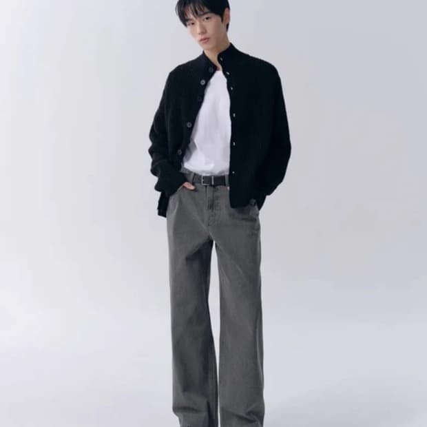 무탠다드 와이드 데님 28