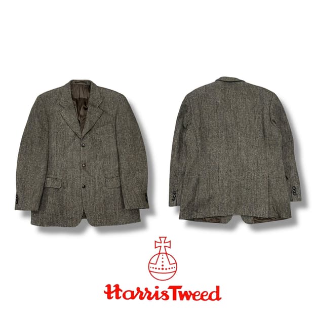 해리스트위드 울 블레이저 s08380