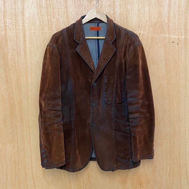 VTG velvet waxed coating jacket 왁스 코팅 자켓