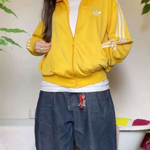 대장급 노란색 아디다스 져지 💛