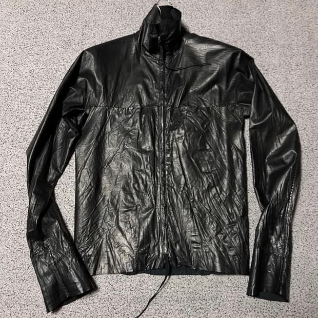ma+ maurizio amadei cow leather jacket