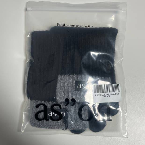 (새상품)애즈온 오로라 니트 글러브 장갑