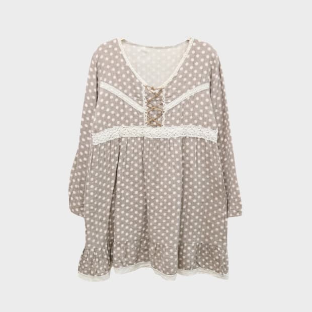 모리걸 무드 도트 미니 원피스 61063