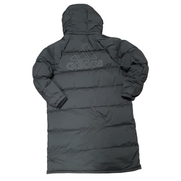 ✨ (바배) 아디다스 덕다운 빅로고 블랙 롱패딩 