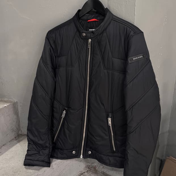 Diesel 디젤 바이커 푸퍼 자켓 