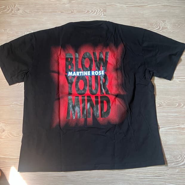 Martin Rose 마틴로즈 blow your mind 프린팅 티셔츠M