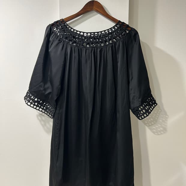 Circle Ring Black Dress / 빈티지 원피스