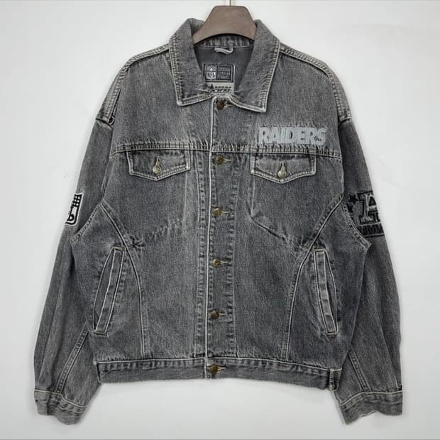 1980~90's NFL CAMPRI 레이더스 데님자켓