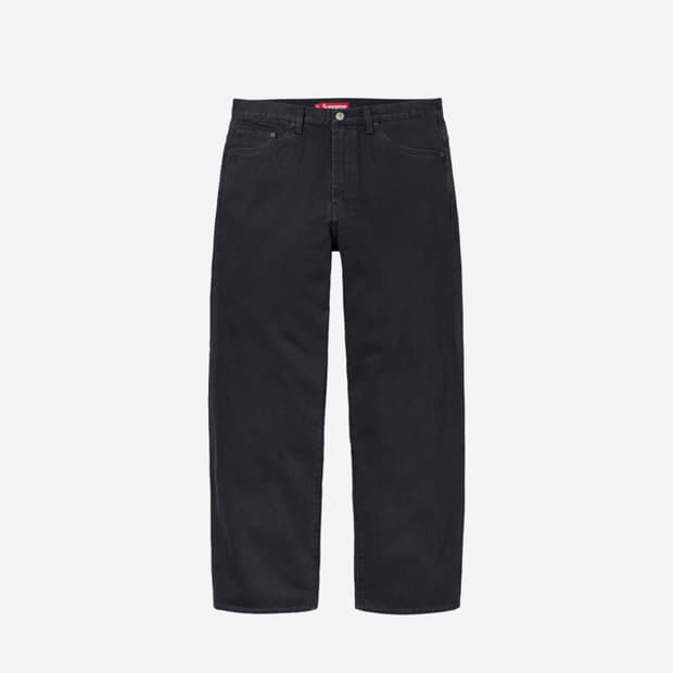 [30] Supreme Baggy Jean Black 슈프림 배기진