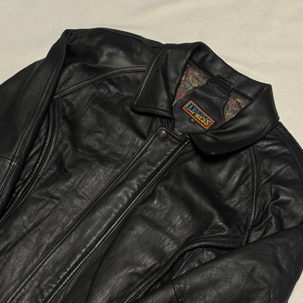 XL vtg 빈티지 가죽 자켓