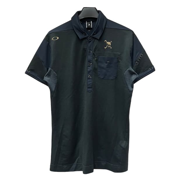 OAKLEY 오클리 스컬 로고 카라 반팔티 L