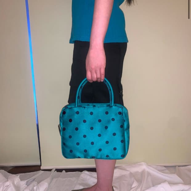 polka dot bag 그린 (삽니다)