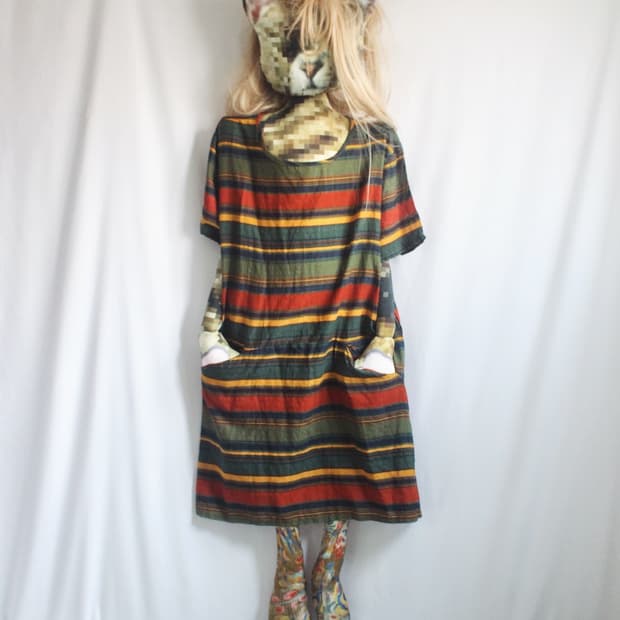 Nomad earth multi stripe one-piece