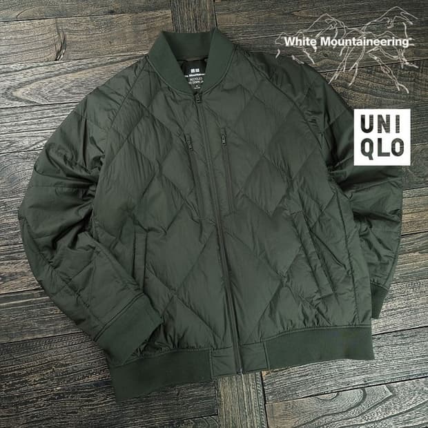 [유니클로 X 화이트마운티니어링] 퀄팀 봄버 블루종 자켓 M19443