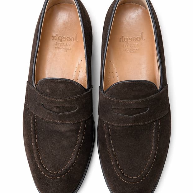 Joseph 117 스웨이드 로퍼 브라운 240