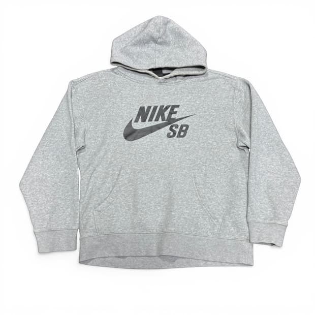 L 나이키 SB 그레이 후드티