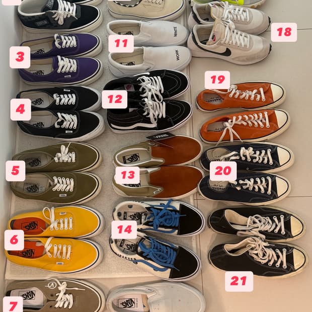 반스 외 신발 20종 플리마켓 1-2만원