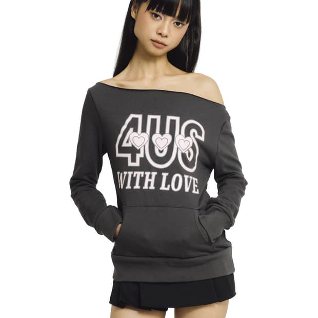 포어링 4US 포켓 스웻셔츠 