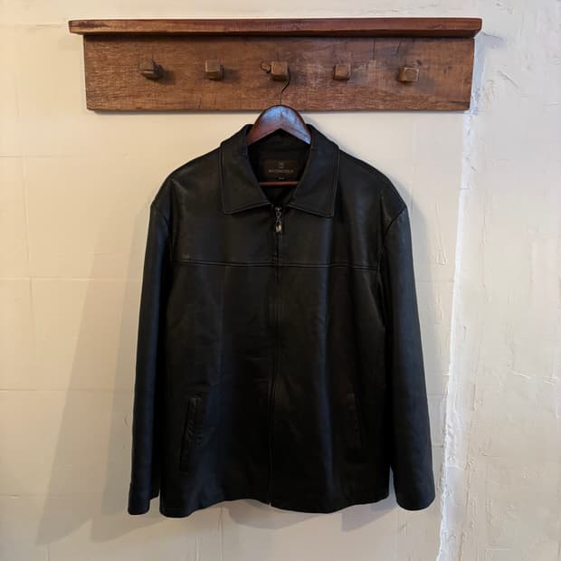vtg lambskin carcoat